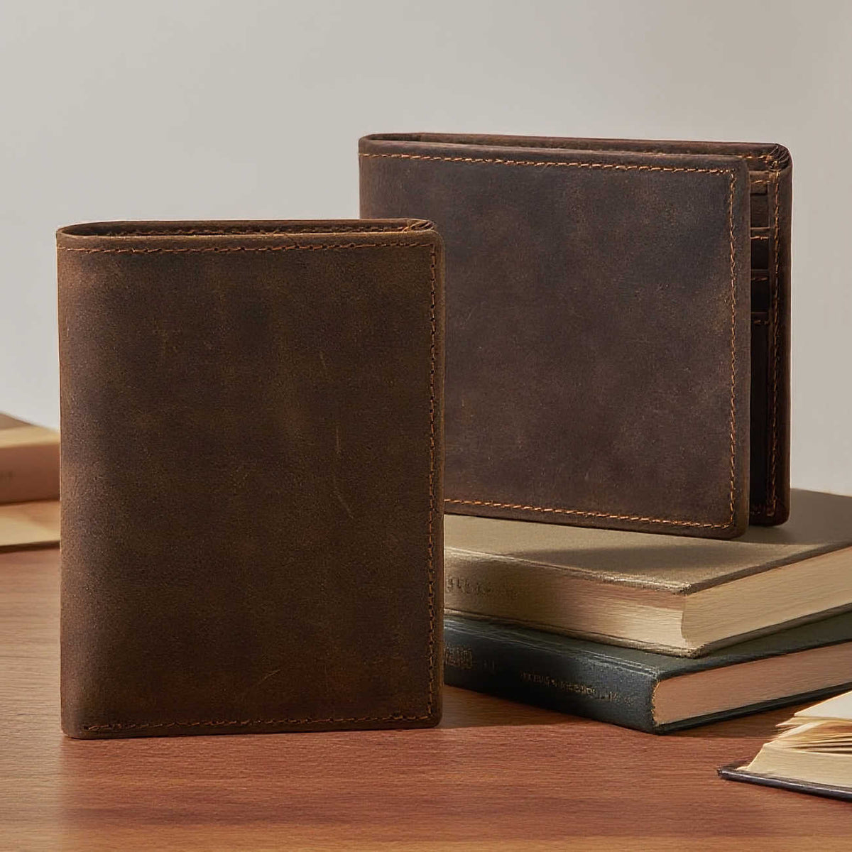 Simple First Layer Cowhide Men&