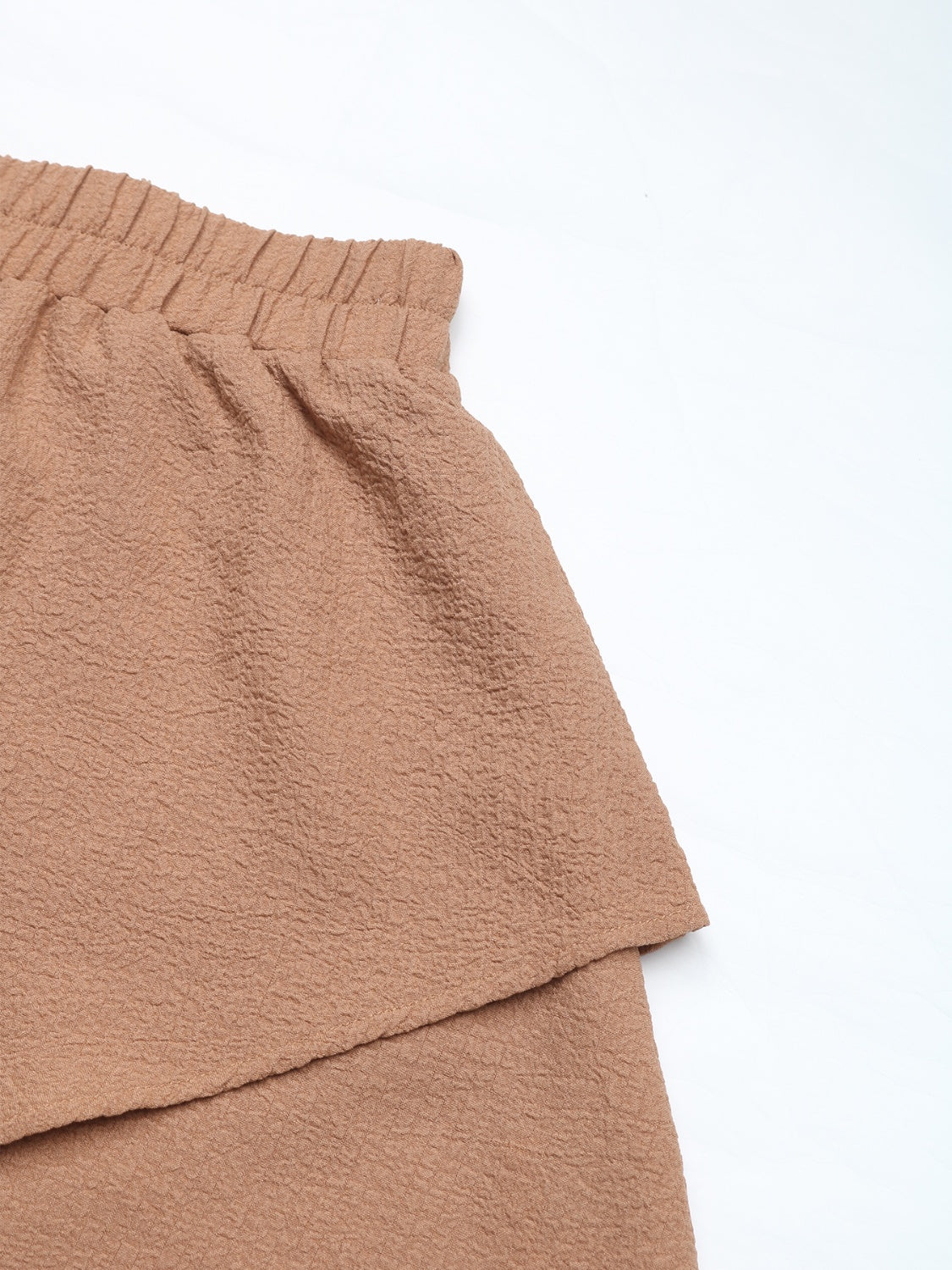 Perfee Tied Layered Shorts