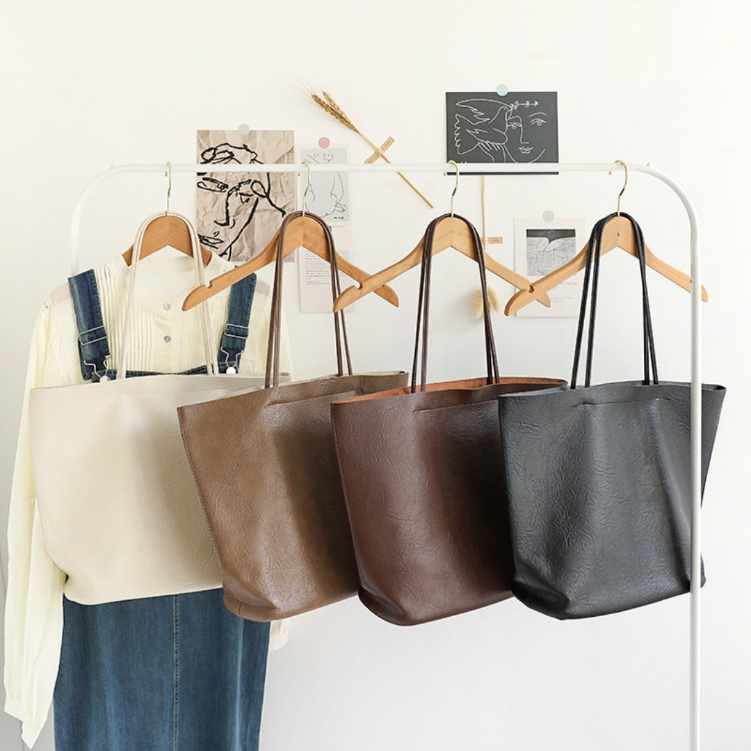 Elegant Soft PU Large Bag 2in1 – Retro Women&