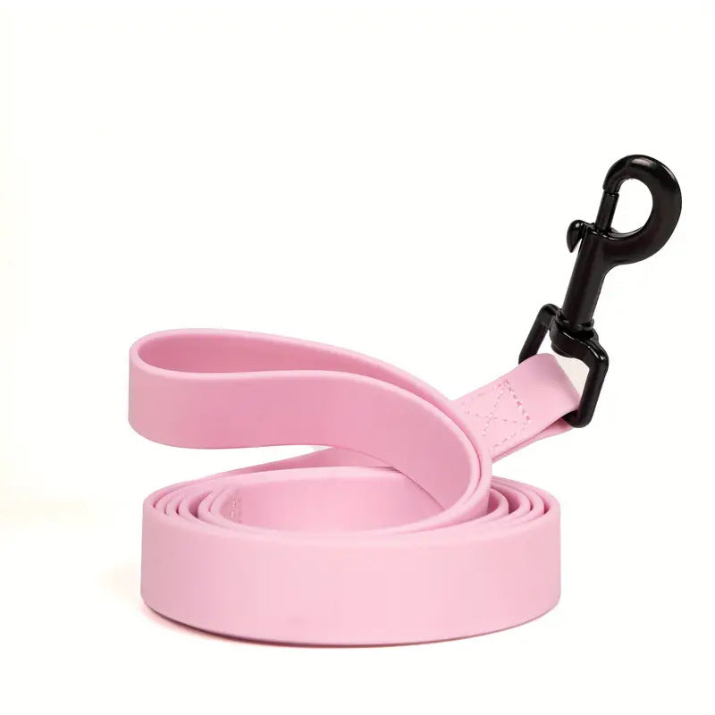 Simple Solid Color Plain Weave Pet Leash