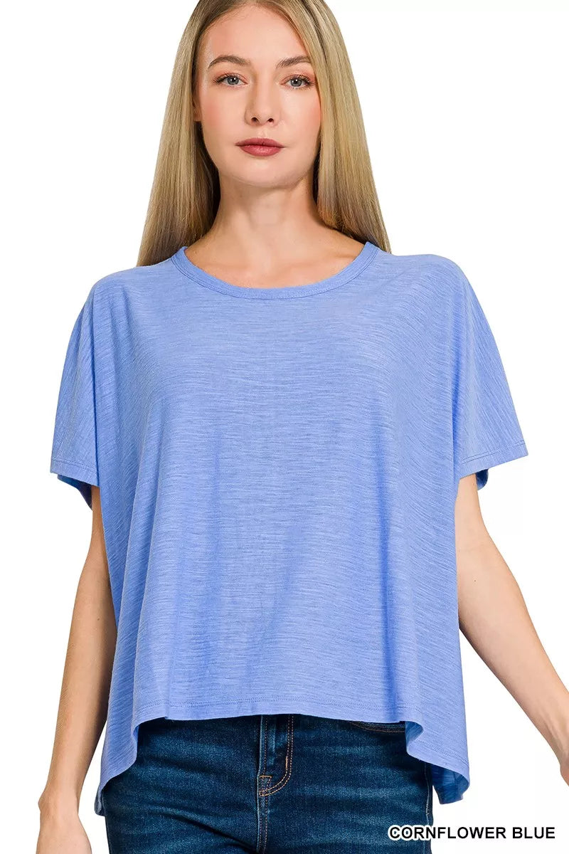Zenana Round Neck Short Sleeve T-Shirt