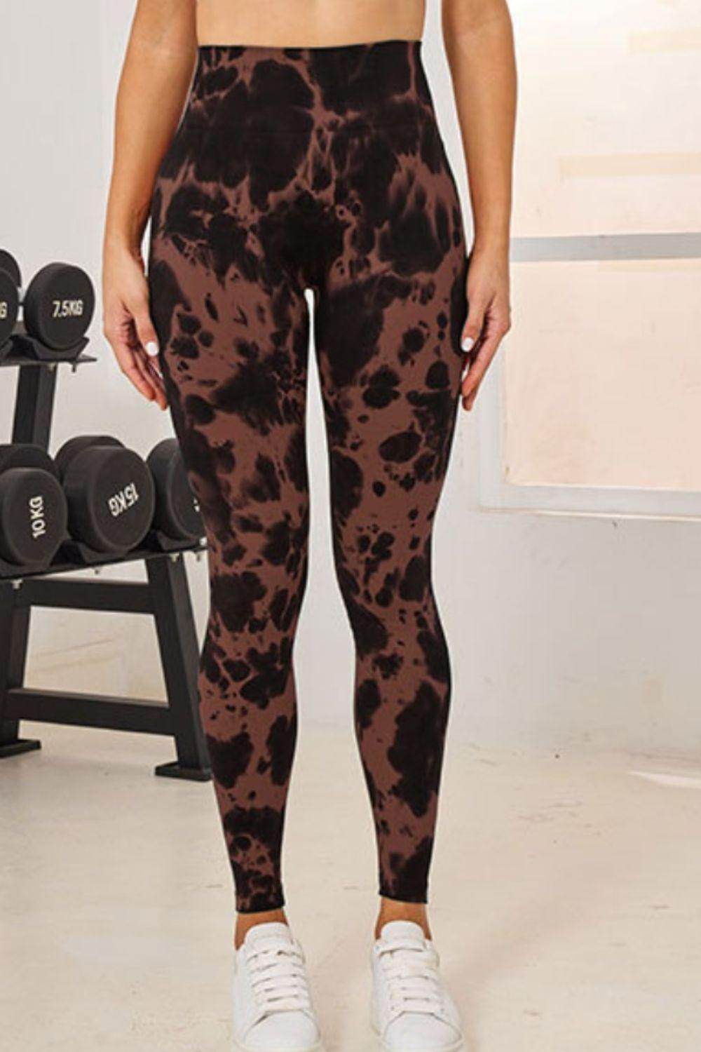 Tie-Dye High Waist Active Leggings for Comfortable Fitness