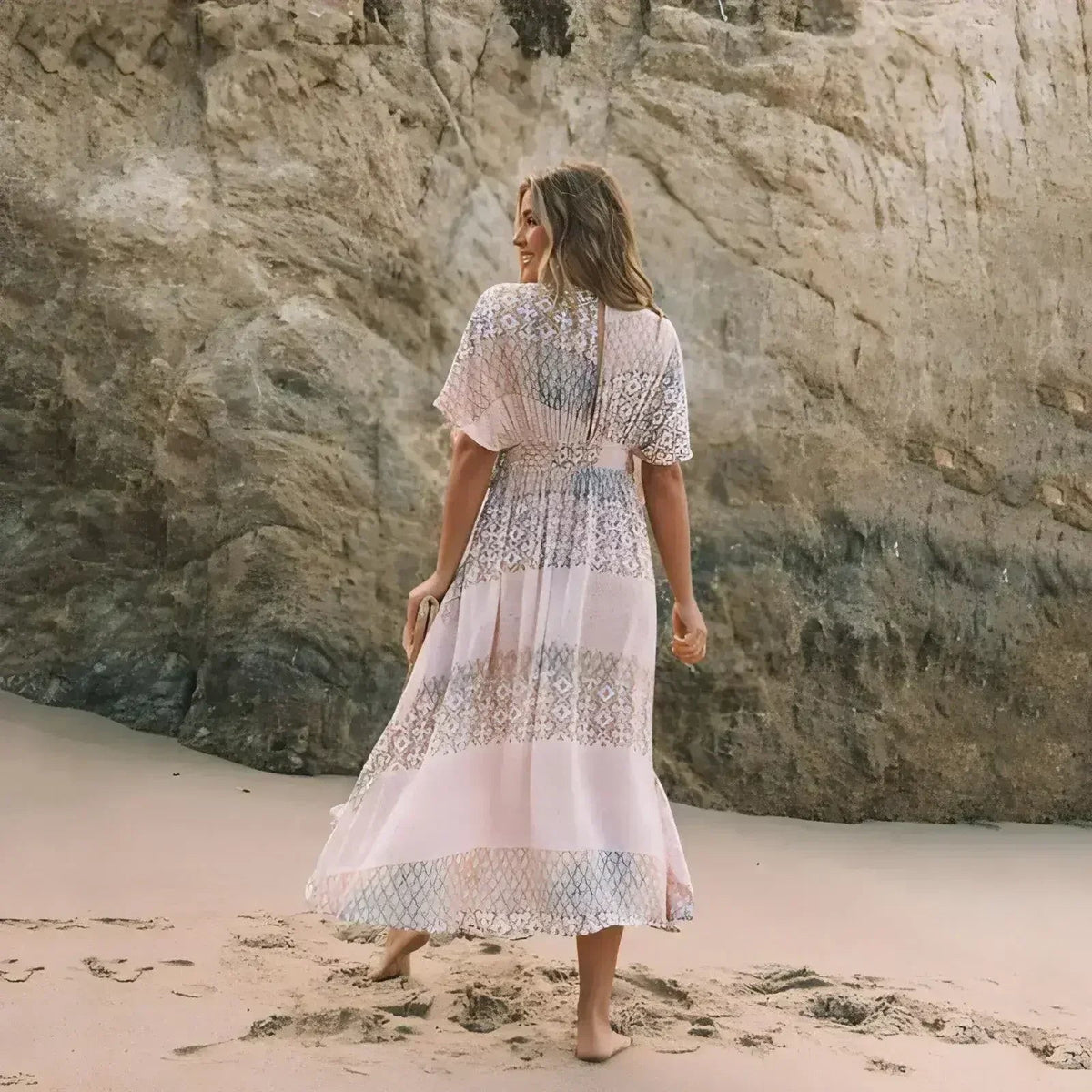 Fashion Spring Printing Dress Women