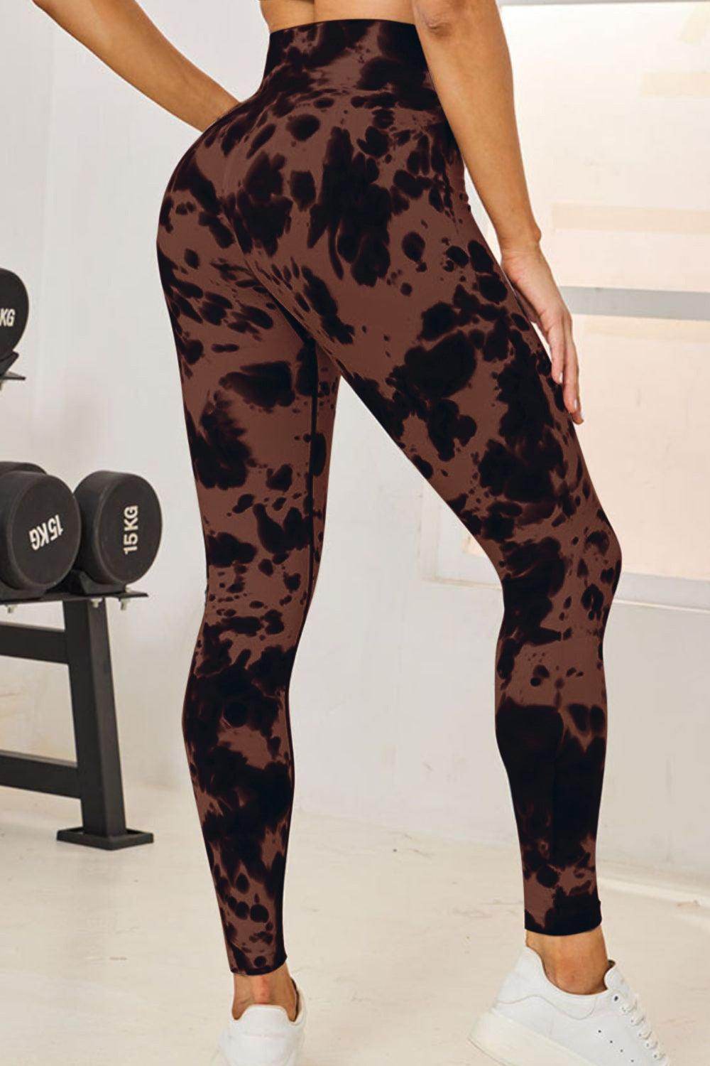 Tie-Dye High Waist Active Leggings for Comfortable Fitness