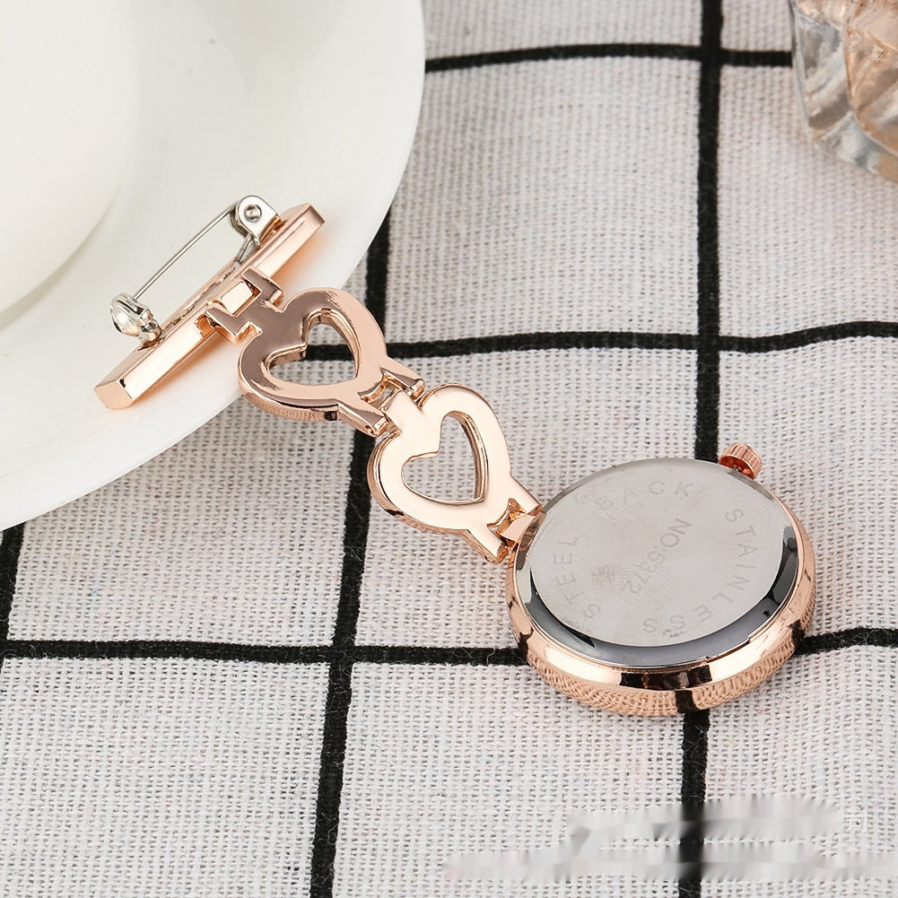 Diamond Nurse Pocket Watch