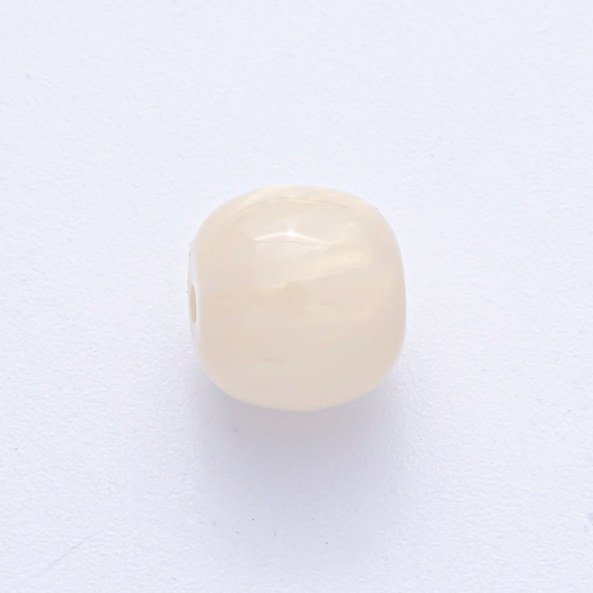 10 pcs 12mm Green, White, Black, Yellow, Purple, Blue, Red, Grey, Pink Glitter Round Resin Bead Set | B584 - B600