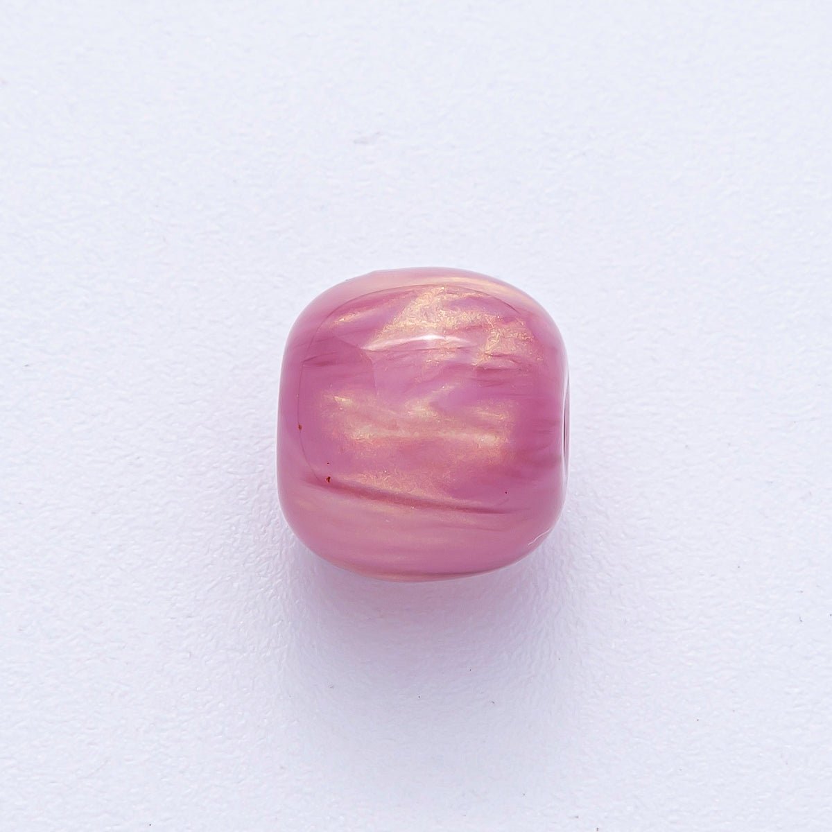 10 pcs 12mm Green, White, Black, Yellow, Purple, Blue, Red, Grey, Pink Glitter Round Resin Bead Set | B584 - B600