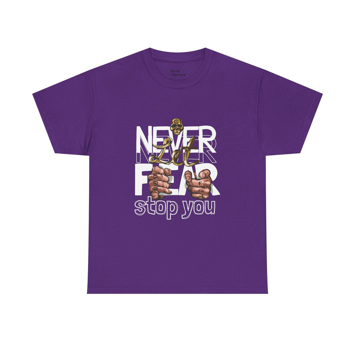 Never Give Up Heavy Cotton Tee