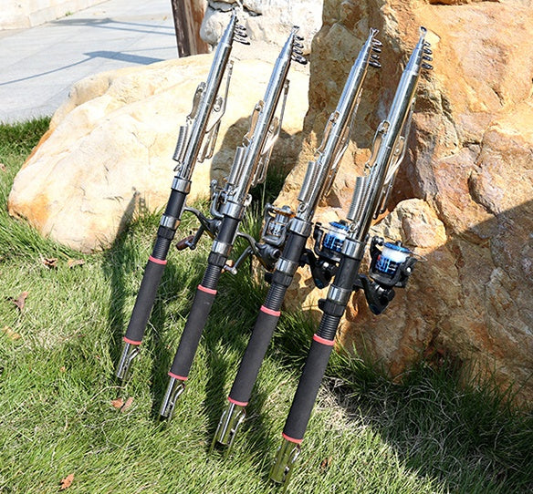 Wholesale sea pole automatic fishing rod spring super hard long shot throwing rod set fishing gear cross-border supply