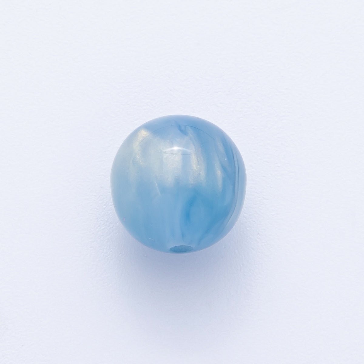 10pcs 12mm Black, White, Blue, Green, Grey, Pink, Red, Teal Glitter Resin Round Bead | B686 - B694