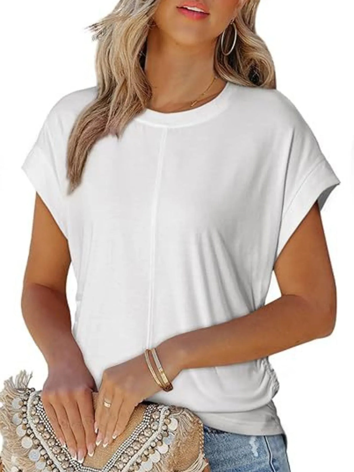 Round Neck Short Sleeve T-Shirt