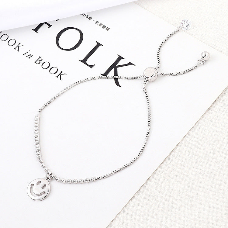 Western Fashion Simple Smiley Bracelet Women&