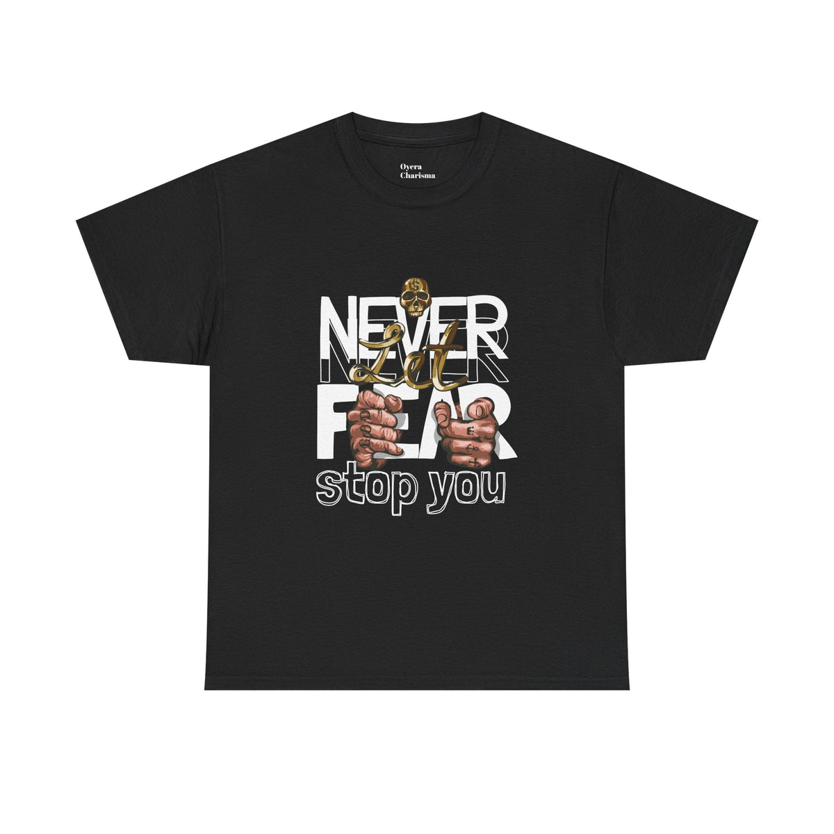 Never Give Up Heavy Cotton Tee