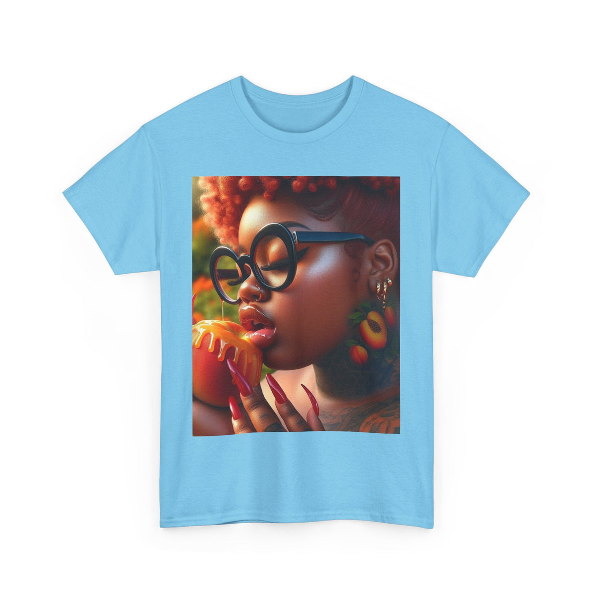 “Georgia Peach” Cotton Graphic Tee