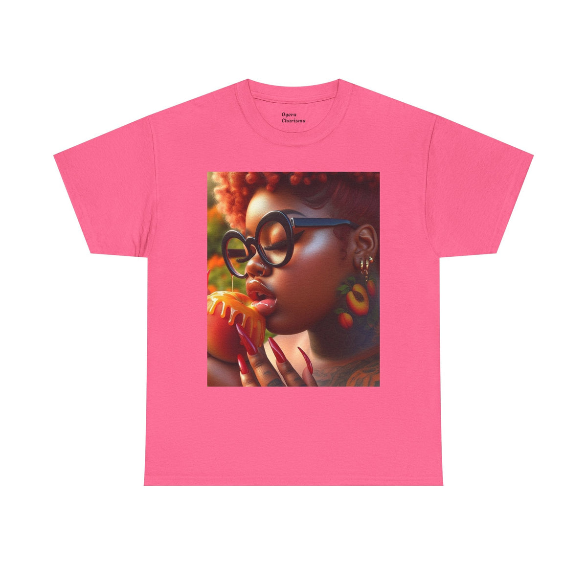 “Georgia Peach” Cotton Graphic Tee
