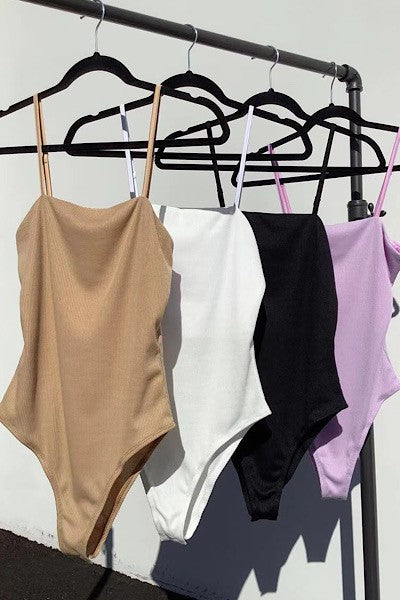 Rib knit bodysuit