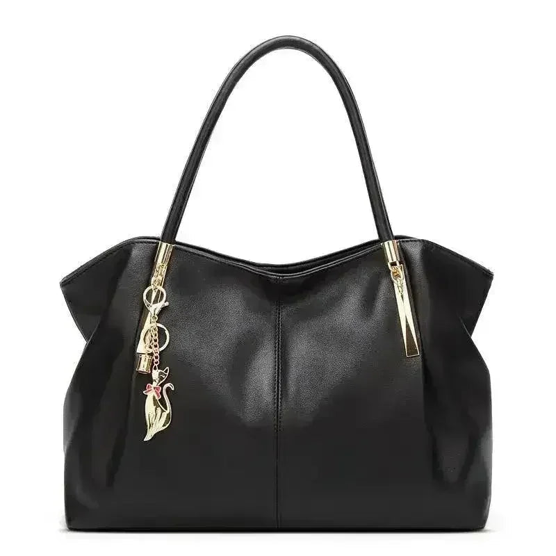 Large Capacity Solid Color Fashion Handbag For Women