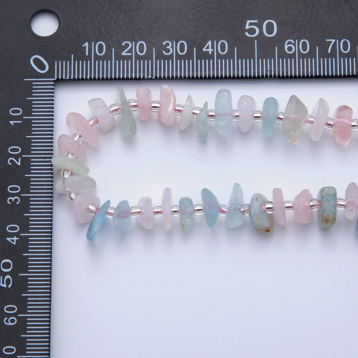 10mm Multi Color Irregular Chip Pebble Natural Gemstone Bead Strand Finding | WA-1983