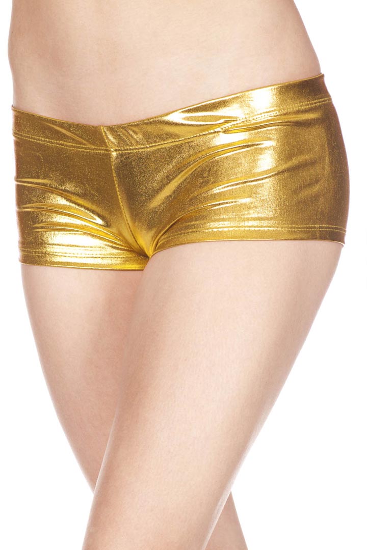 Metallic Booty Shorts