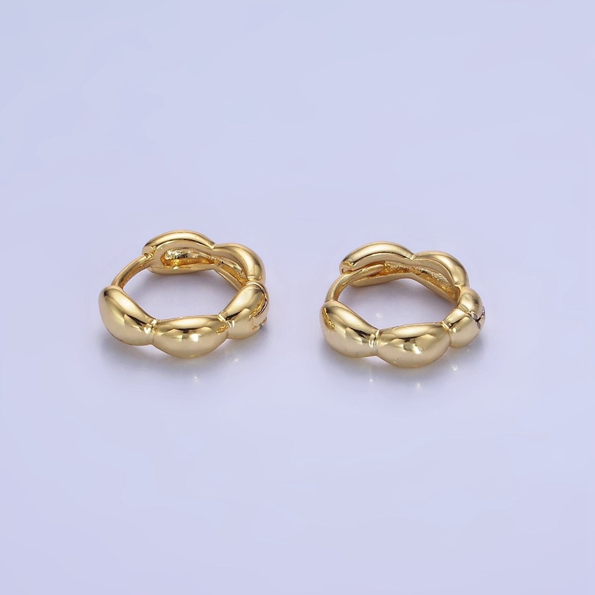 14K Gold Filled 11mm Bubble Cartilage Huggie Earrings | AB1351