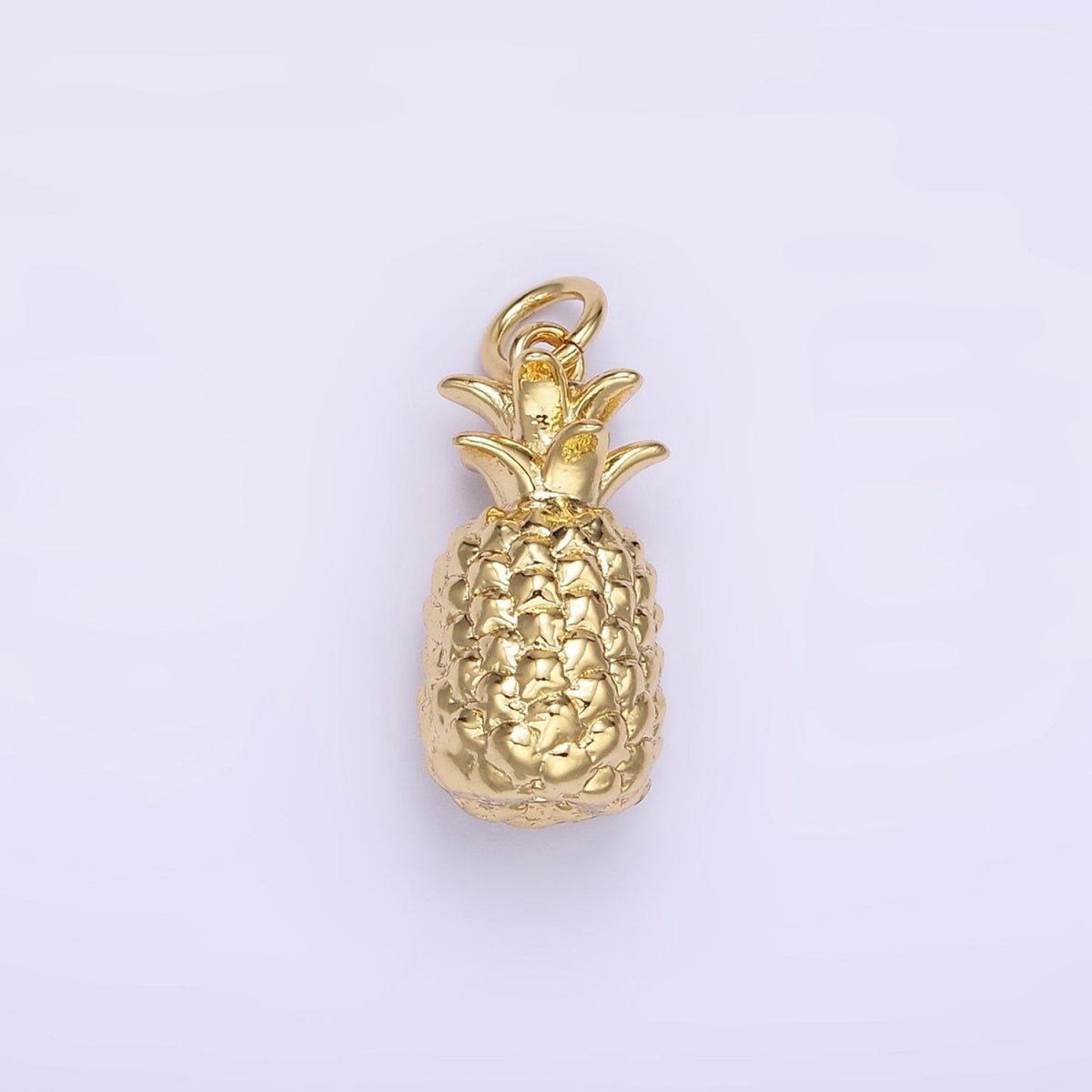 14K Gold Filled 17mm Pineapple Fruit Minimalist Charm | C822