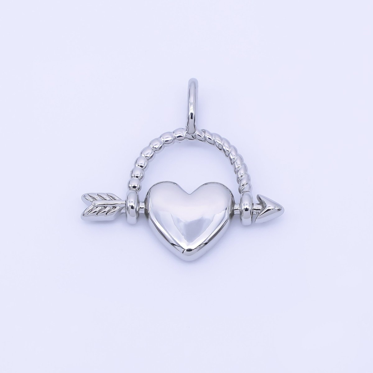 14K Gold Filled 19mm Cupid Heart Love&