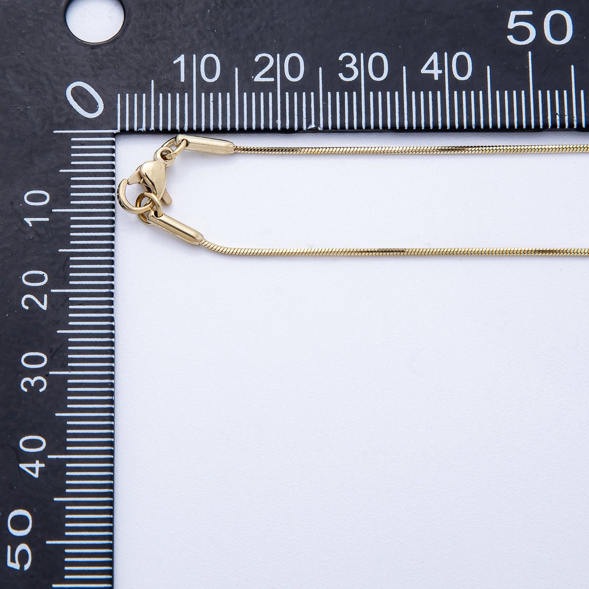14K Gold Filled 1mm Minimalist Snake Chain 18 Inch Necklace | WA-04252