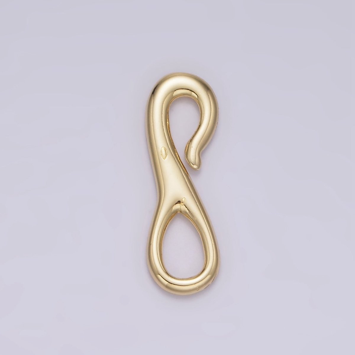 14K Gold Filled 20mm S-Hook Curved Closure Clasps Supply Findings | Z651