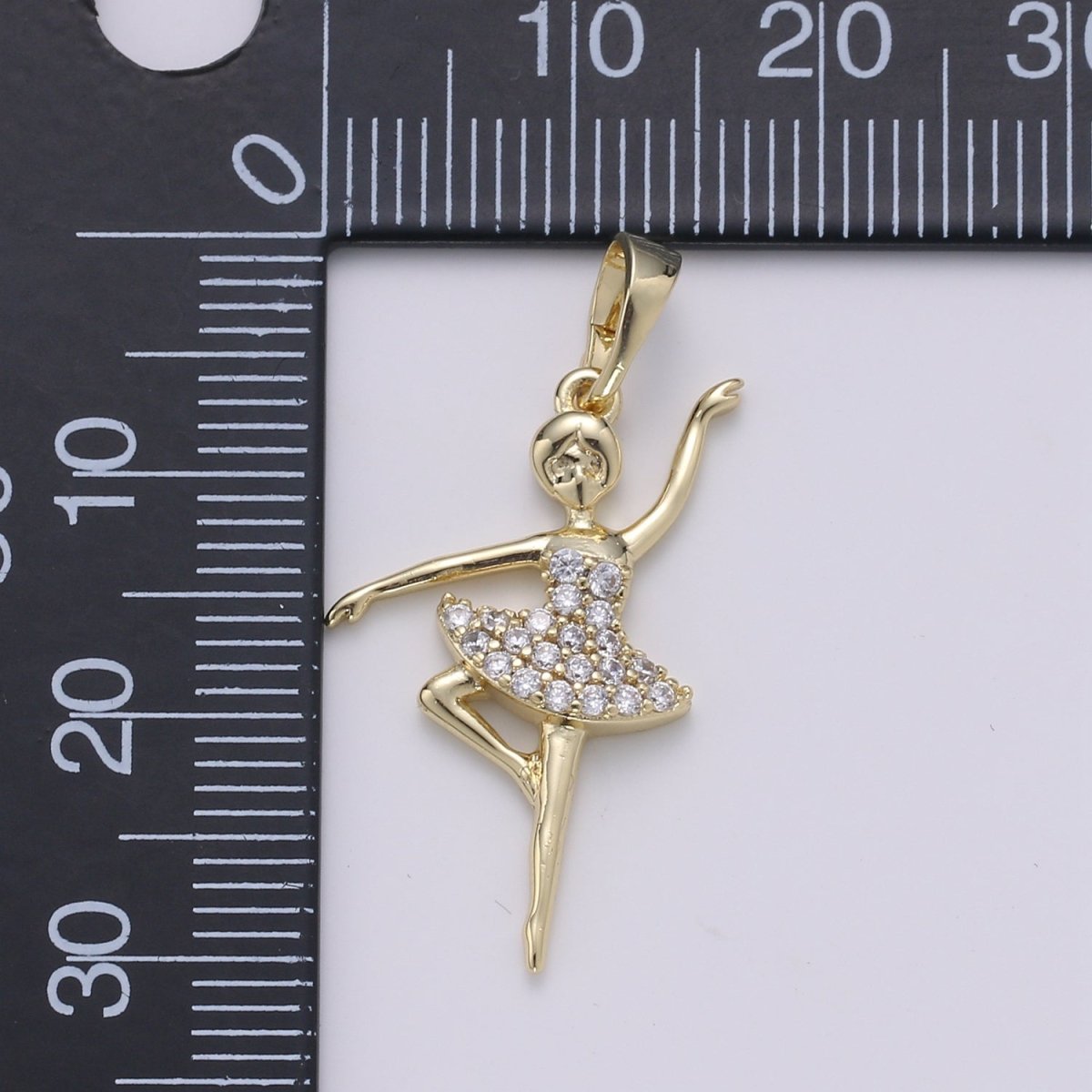 14K Gold Filled Ballerina Pendants J-099