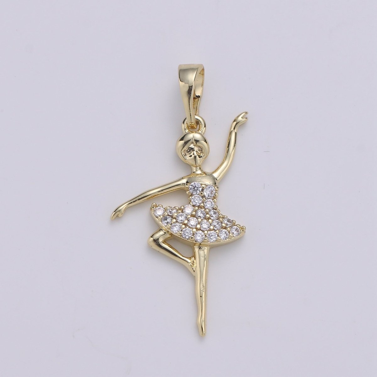 14K Gold Filled Ballerina Pendants J-099