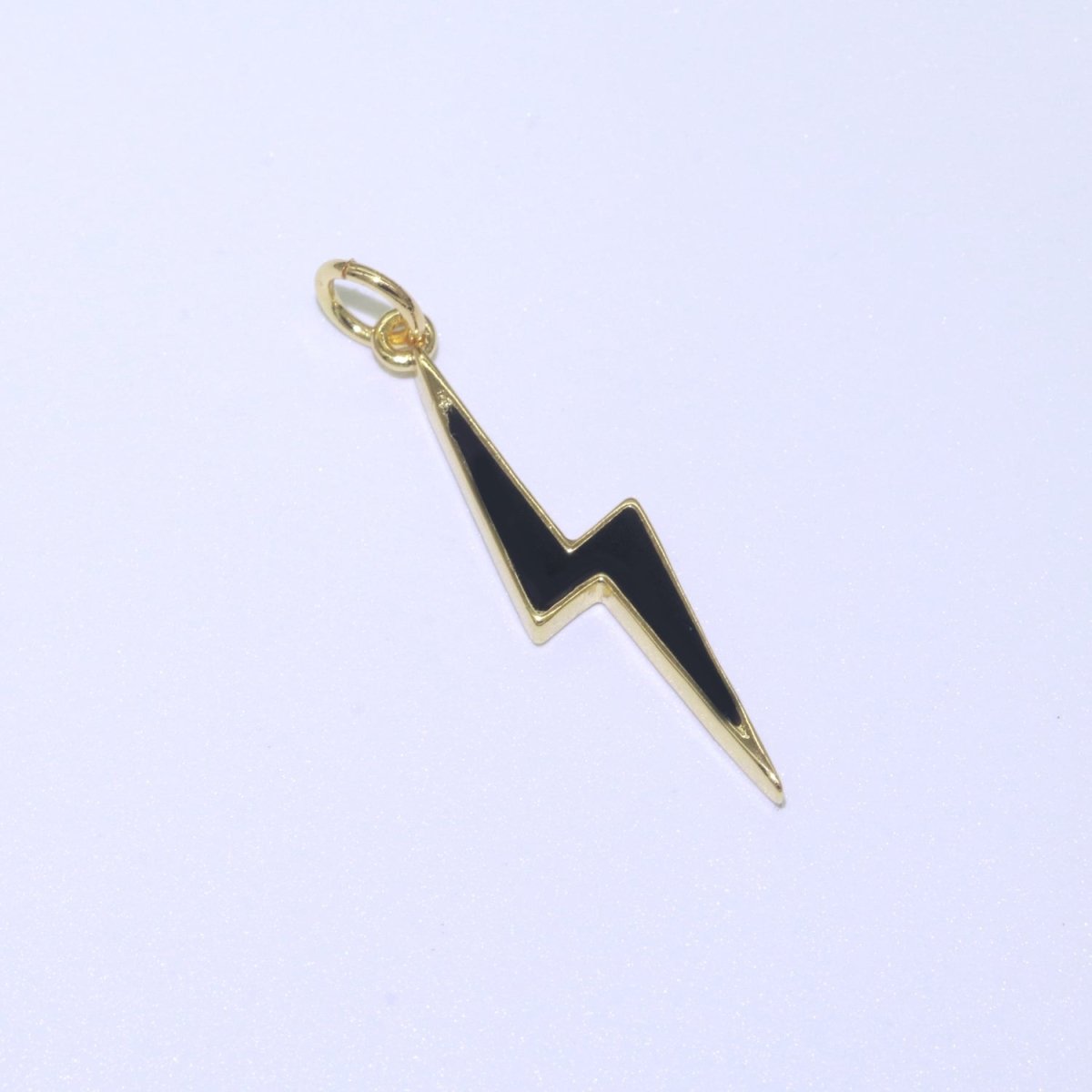 14K Gold Filled Colorful Enamel Lightning Thunder Bolt Pendant Charm For Wholesale Pendants and Charms Jewelry Making Craft Supplies M-305 to M-314