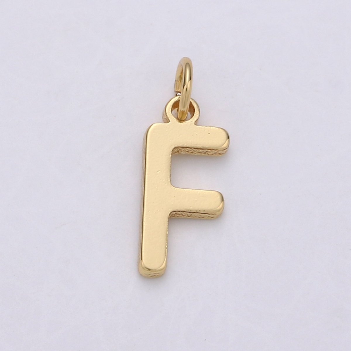 14k Gold Filled Personalized Initial Charm Initial Pendant, Letter Charm, Minimalist Alphabet Letter Charm, Monogram Charm Add On Charm A-113 to A-125