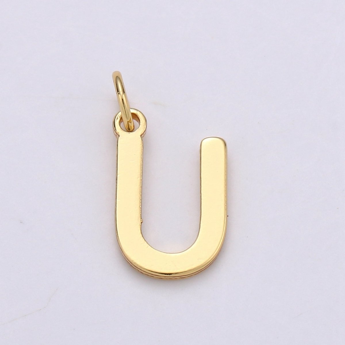 14k Gold Filled Personalized Initial Charm Initial Pendant, Letter Charm, Minimalist Alphabet Letter Charm, Monogram Charm Add On Charm A-113 to A-125