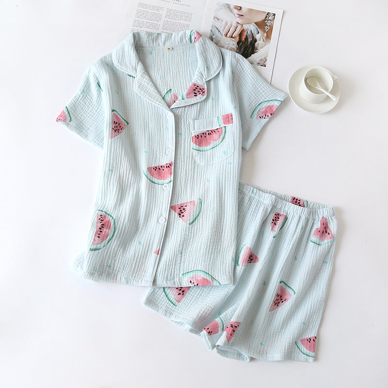 Cotton Crepe Pajamas Shorts