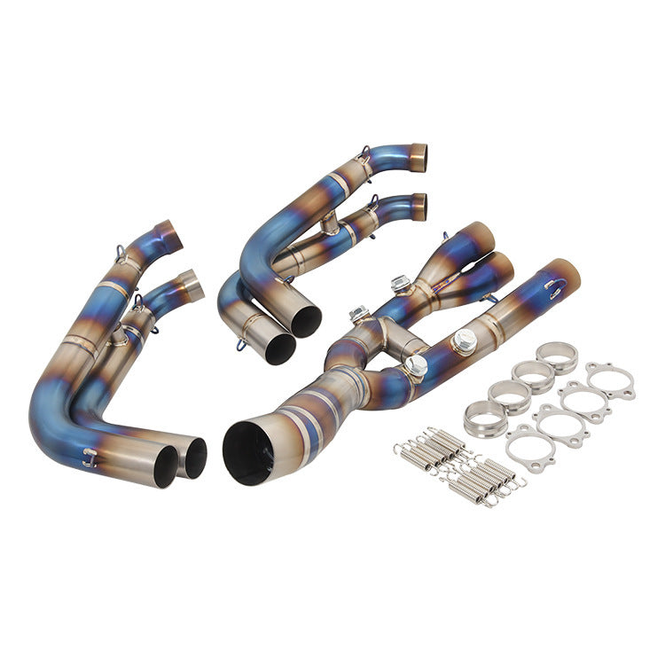 Torch Suitable For Motorcycle Sports Car S1000RR Titanium Alloy Front S1000R Modified Exhaust Pipe