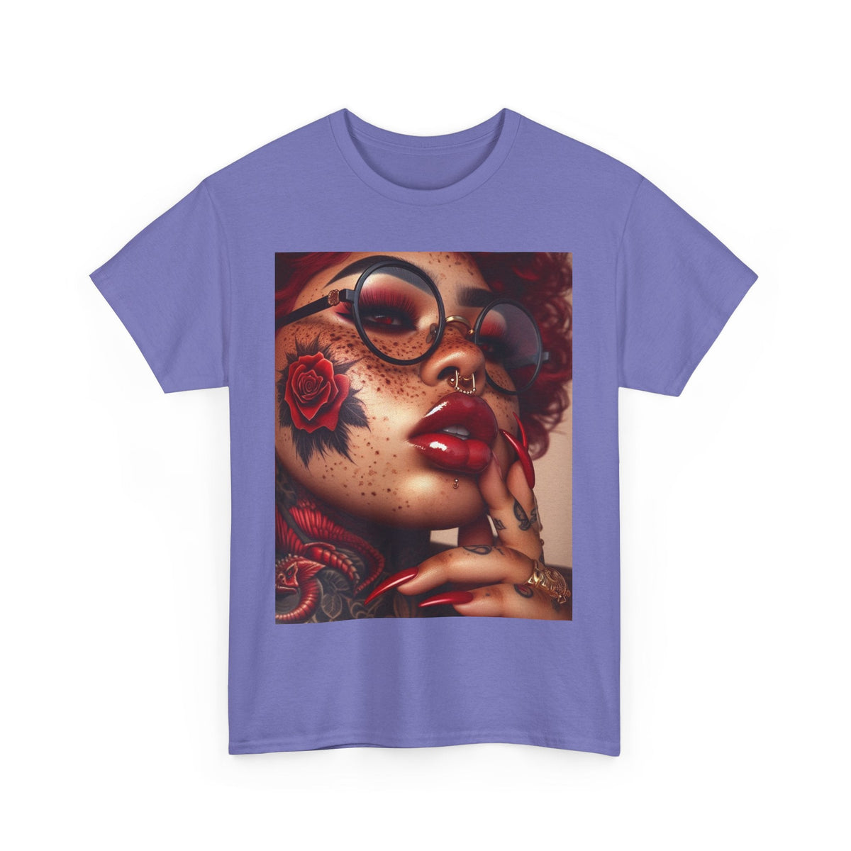 “Code Red” Cotton Graphic Tee