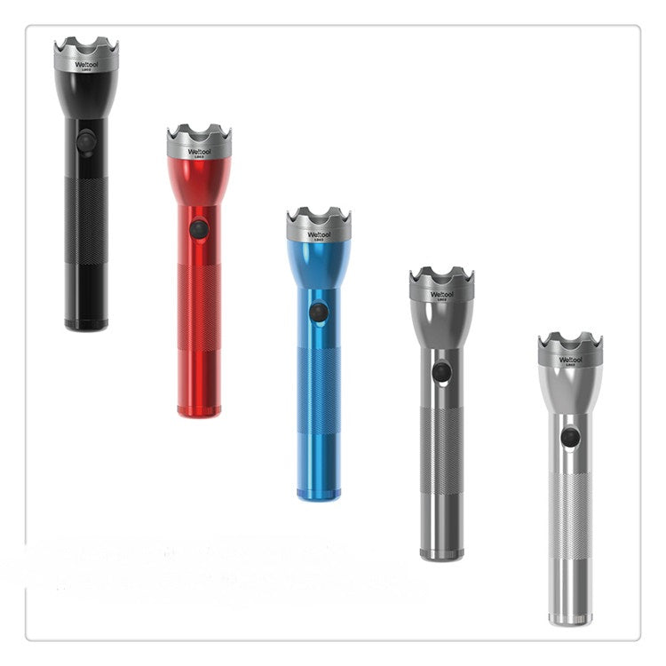 Stainless Steel Attack Head Cover For Micron Flashlight With Lens