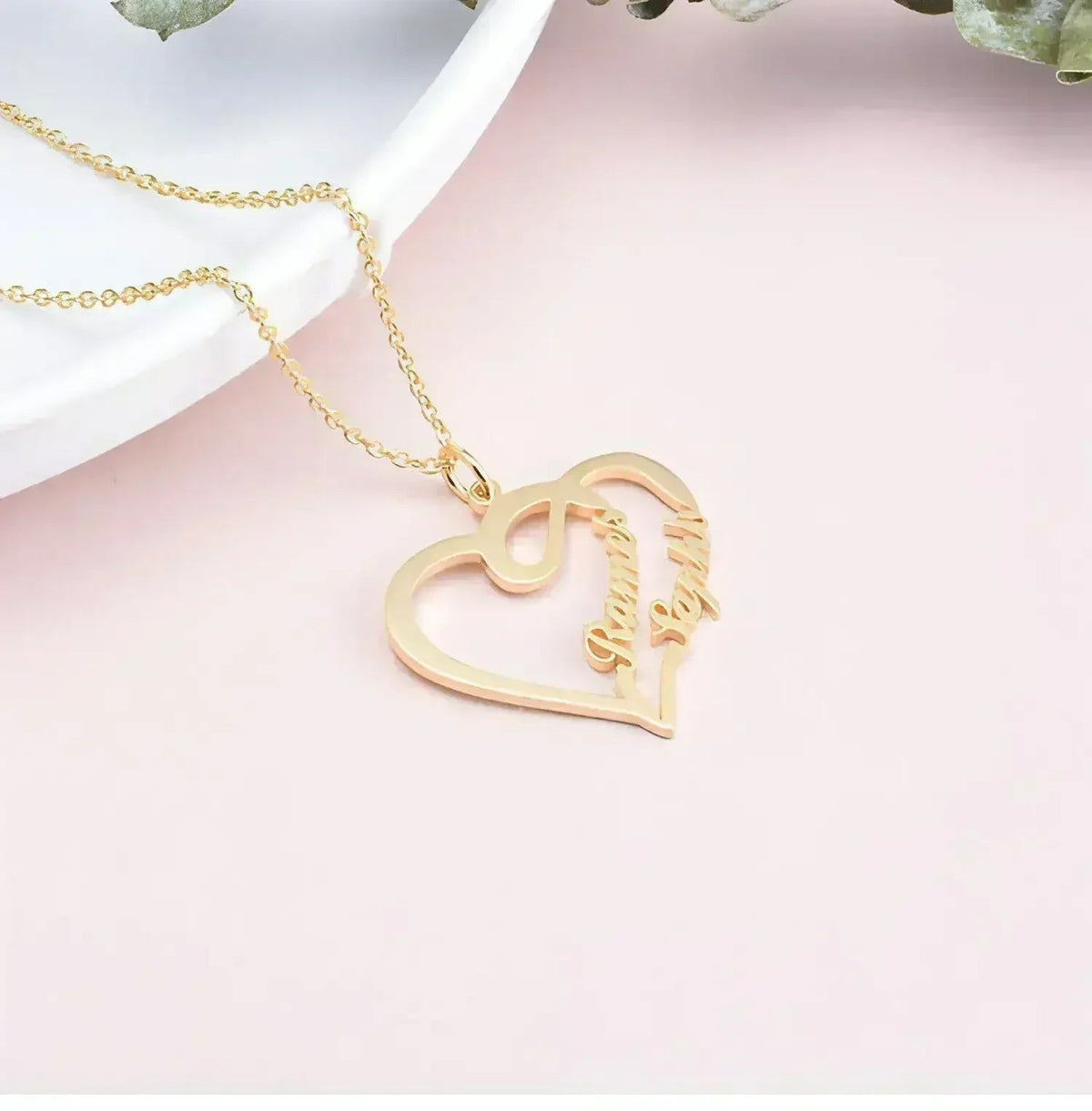 ๐ Eternal Heart Necklace โ 925 Silver Personalized Love Keepsake