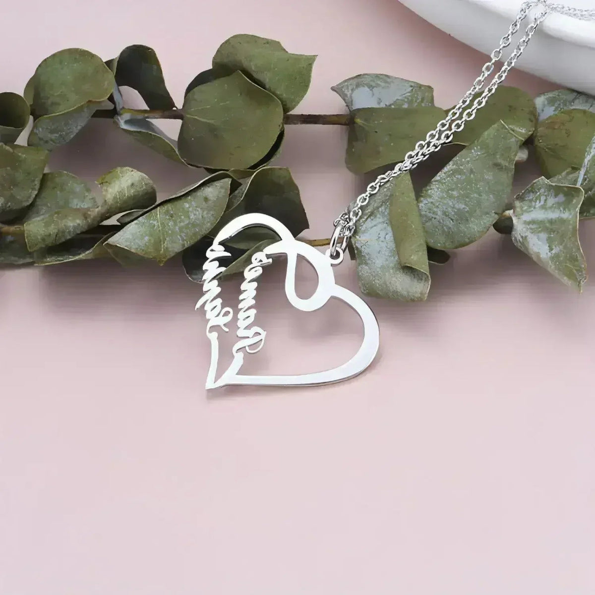 ๐ Eternal Heart Necklace โ 925 Silver Personalized Love Keepsake