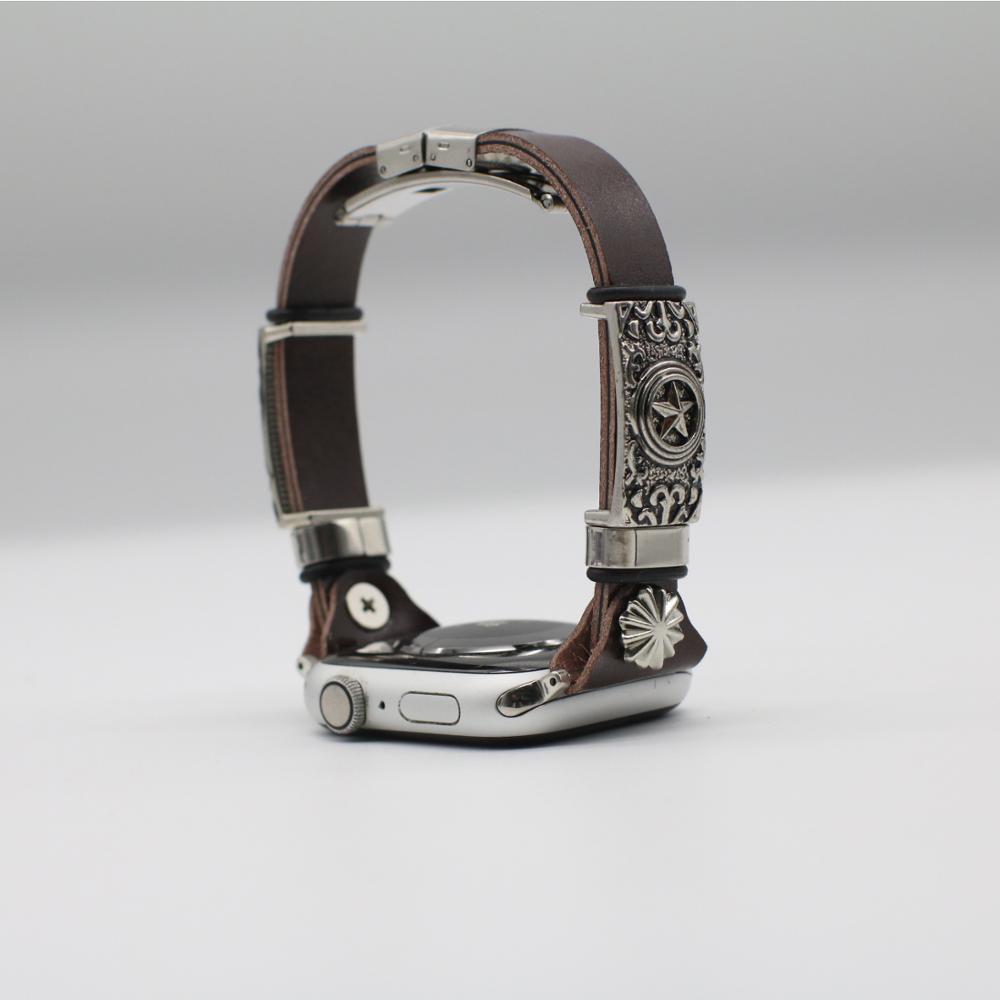 Retro DIY Embossed Watch Wrist Band