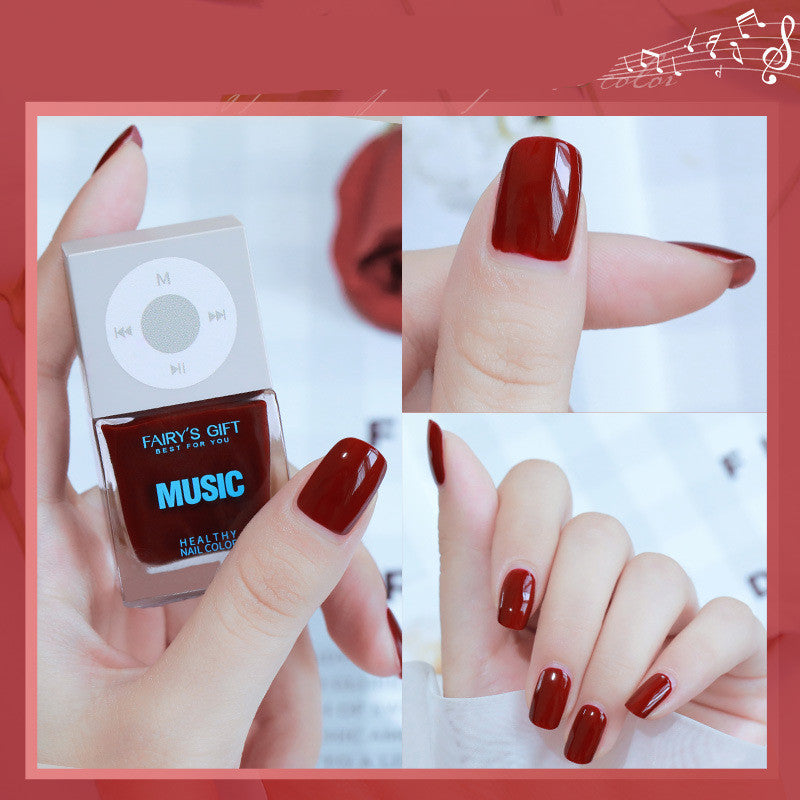 Odorless Cherry Nail Polish Non-Peelable