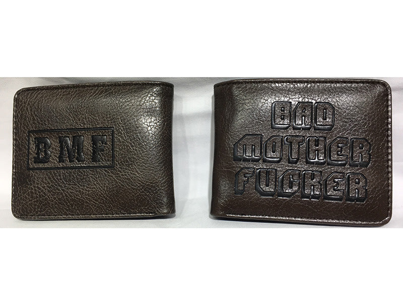 Pulp Fiction Peripheral Wallet PU Leather Embossed Men&