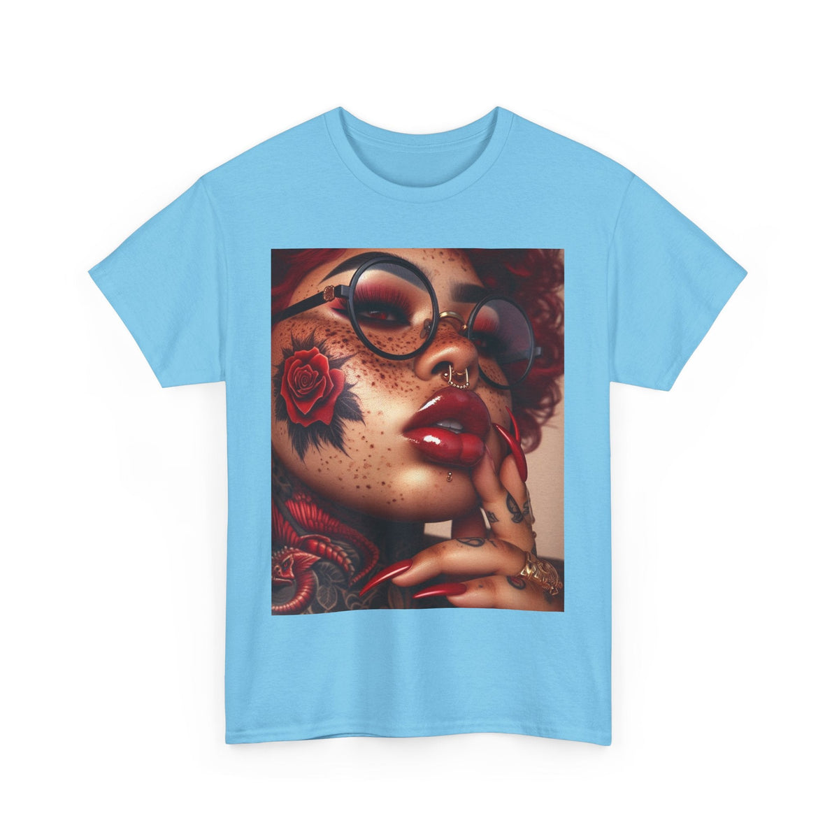 “Code Red” Cotton Graphic Tee