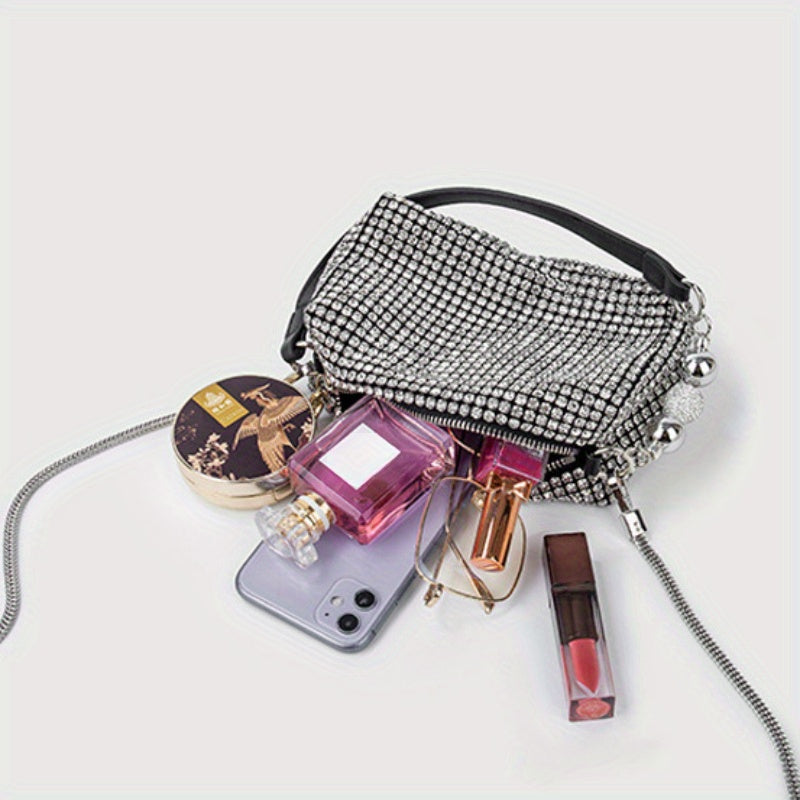 Rhinestone Small Party Bag Chain Evening Shoulder Purse