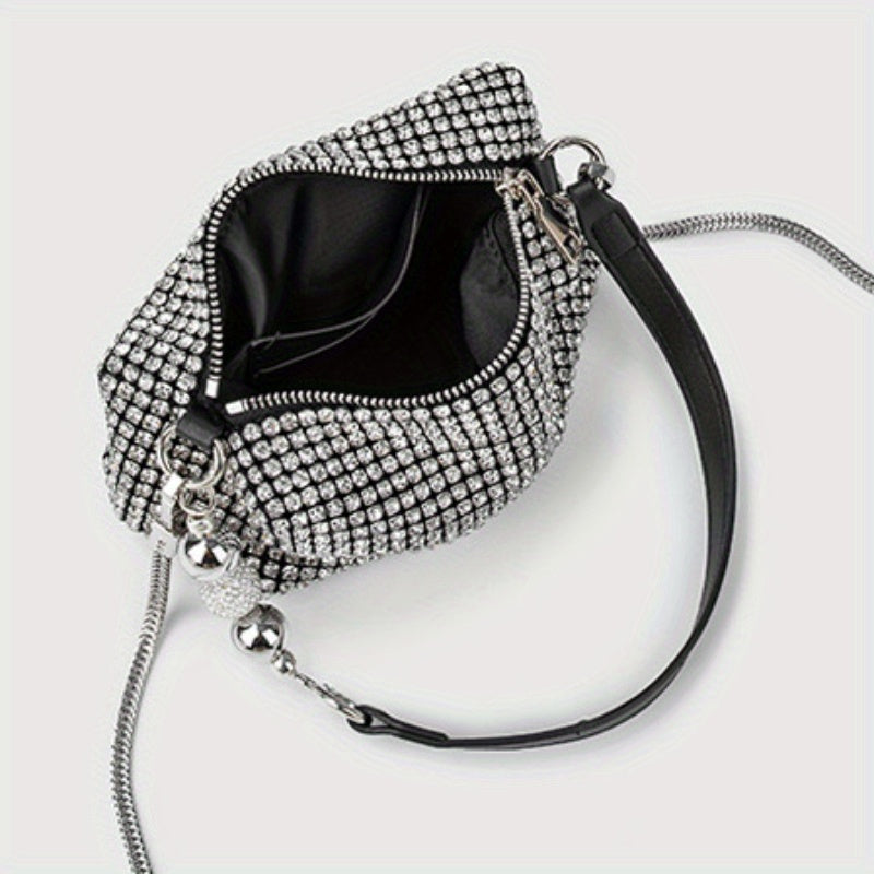 Rhinestone Small Party Bag Chain Evening Shoulder Purse