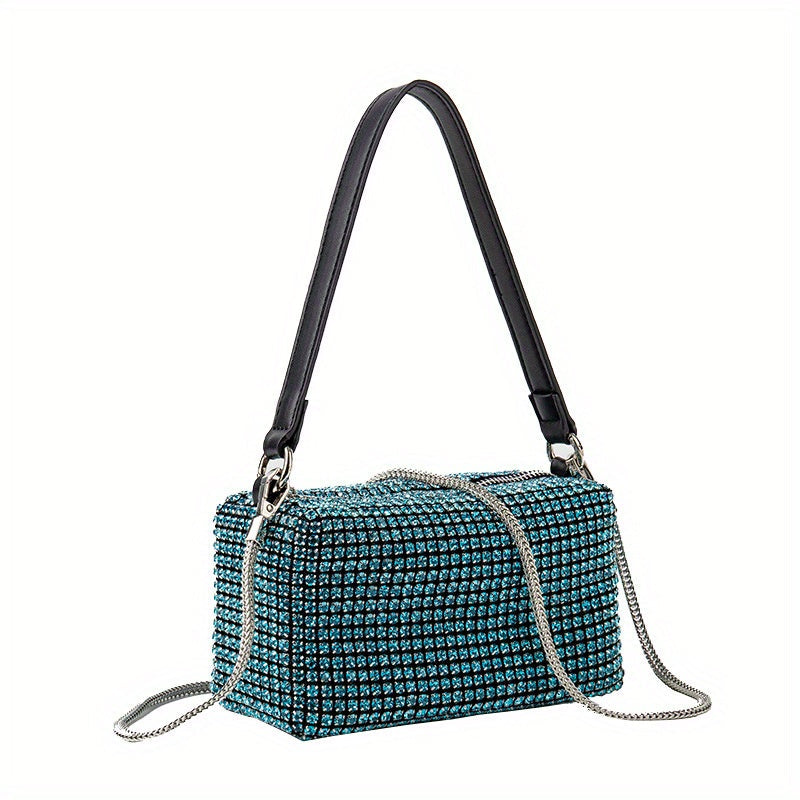 Rhinestone Small Party Bag Chain Evening Shoulder Purse
