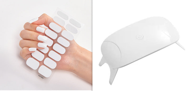 Waterproof Long Lasting Nail Stickers Letter Color