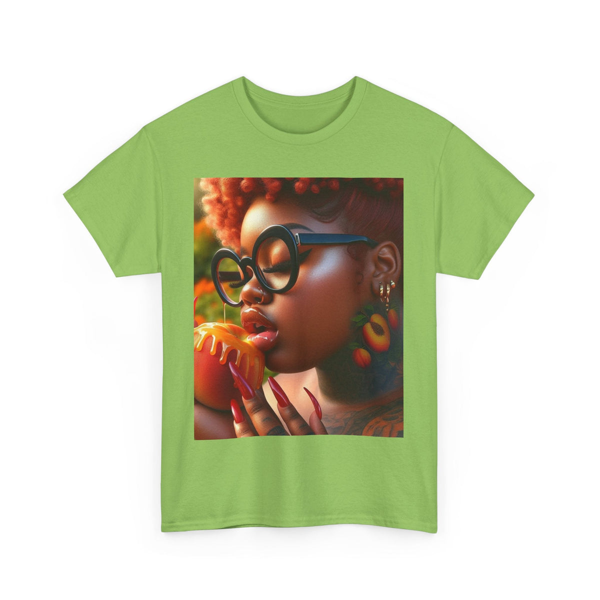 “Georgia Peach” Cotton Graphic Tee