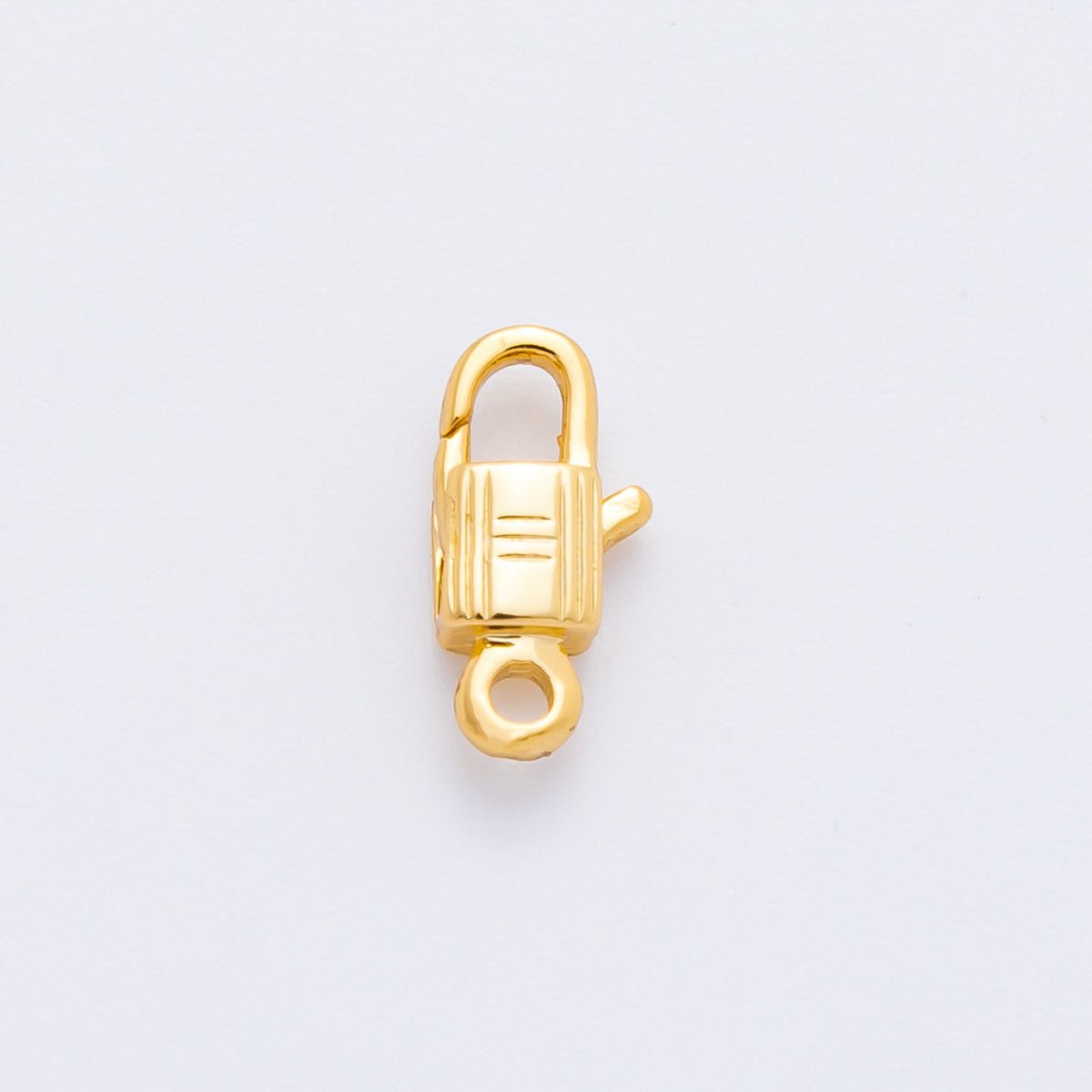 18K Gold Filled 11mm Dainty Boxy Lobster Clasp Finding | Z-A1358