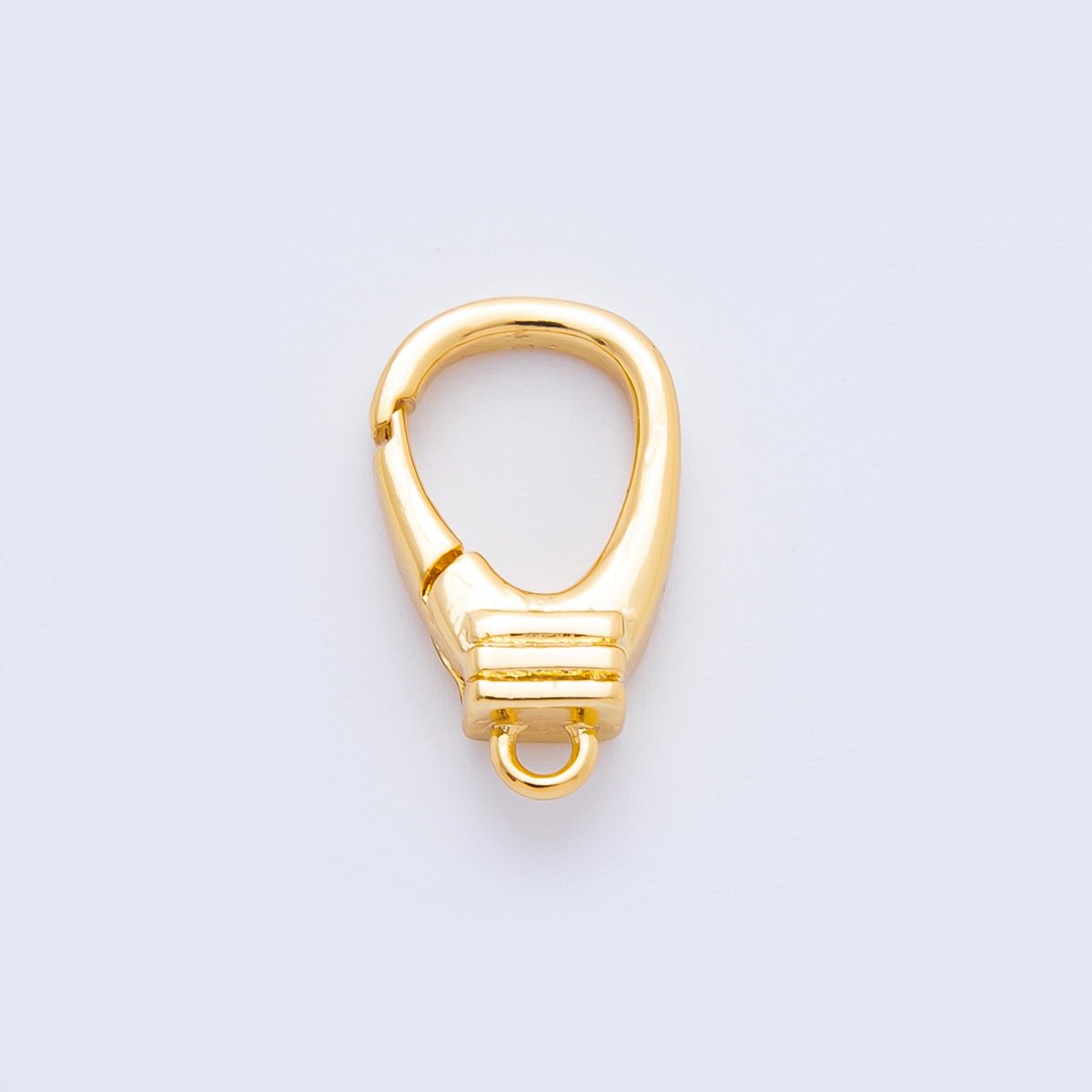 18K Gold Filled 15mm Minimalist Push Gate Clasp Finding | Z-A1259